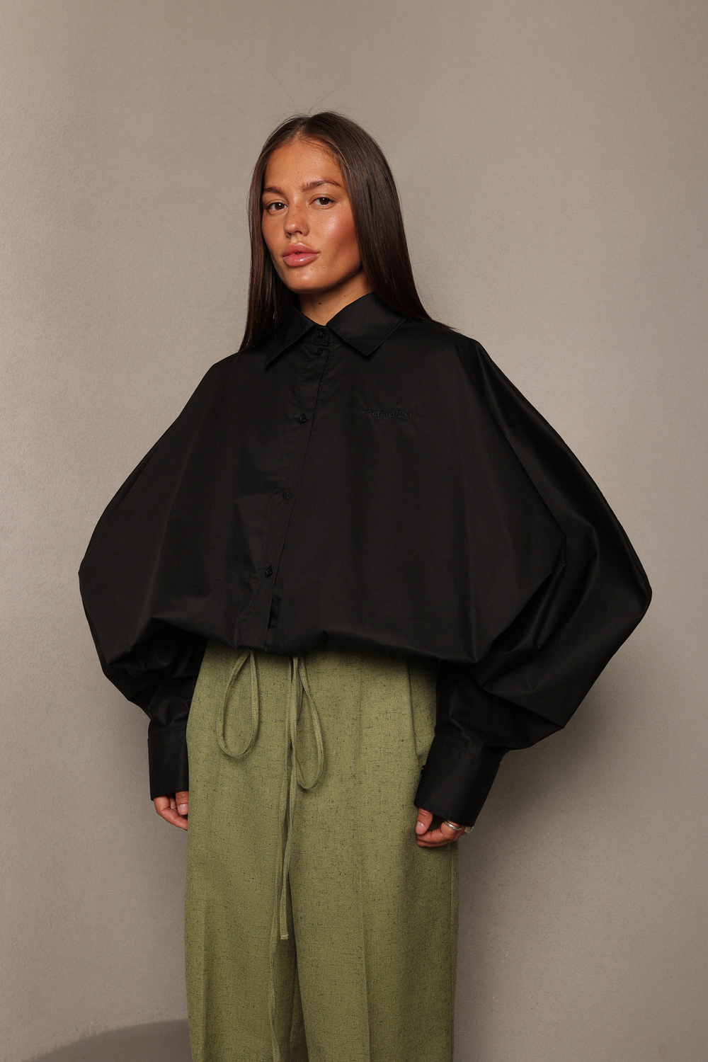 Рубашка О-силуэта