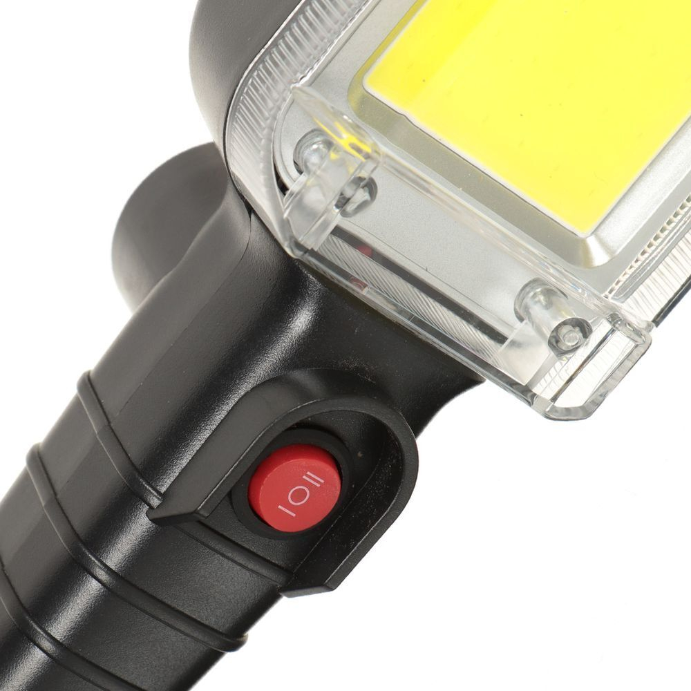 Фонарь кемп, встр акк, черно-серебр, SPE17194-16