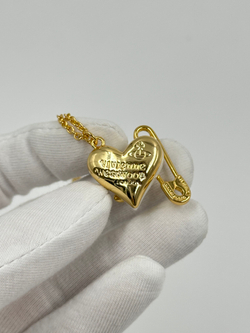 Кулон Сердце с булавкой Vivienne Westwood