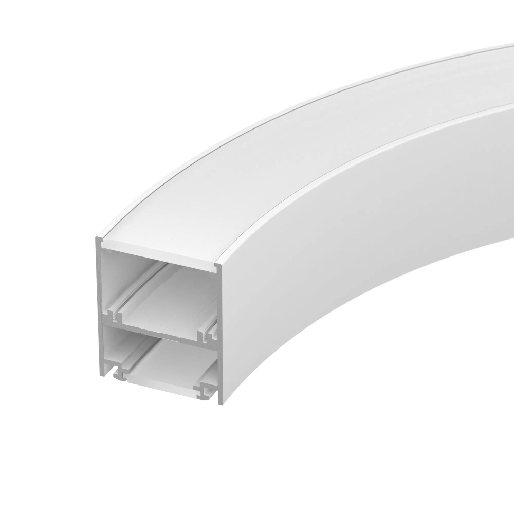 Профиль SL-ARC-5060-D1500-A90 WHITE (дуга 1 из 4) (Arlight, Алюминий) 032698