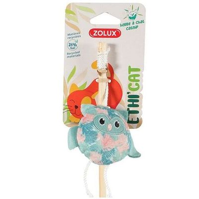 Игрушка удочка-дразнилка для кошек ZOLUX с кошачьей мятой "Совёнок"