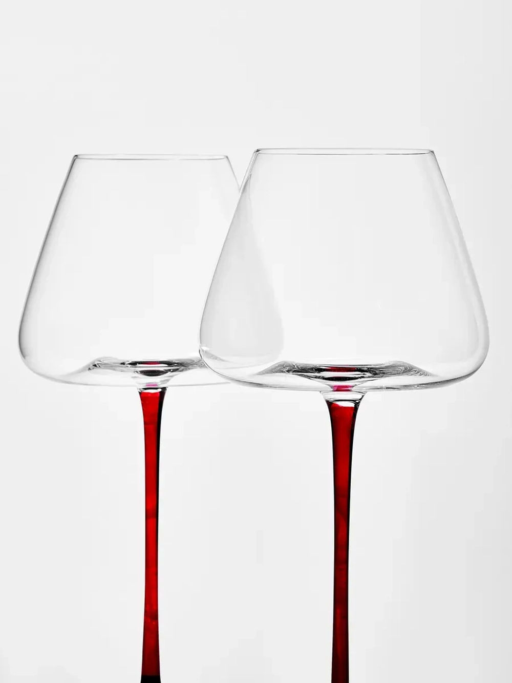 Набор бокалов для вина на длинной ножке 2 шт