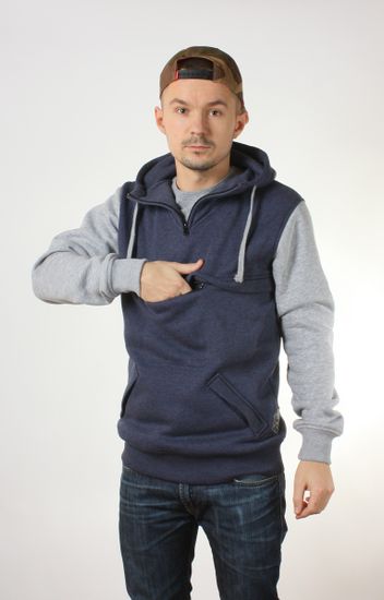 Толстовка  GOOD LIFE wood/689 темно-синий