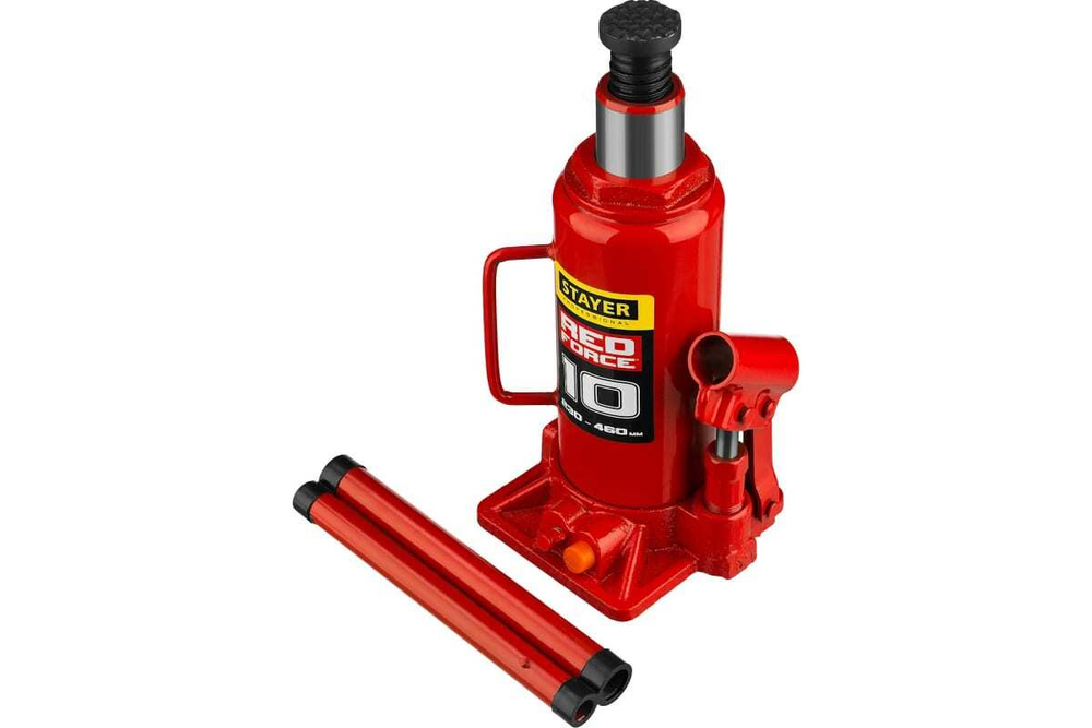Гидравлический бутылочный кейс STAYER RED FORCE 10 т, 230-460 мм 43160-10 43160-10_z01