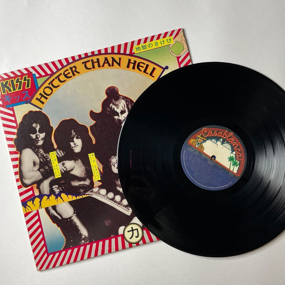 Винтажная виниловая пластинка LP Kiss Hotter Than Hell (USA 1974) Got To Choose