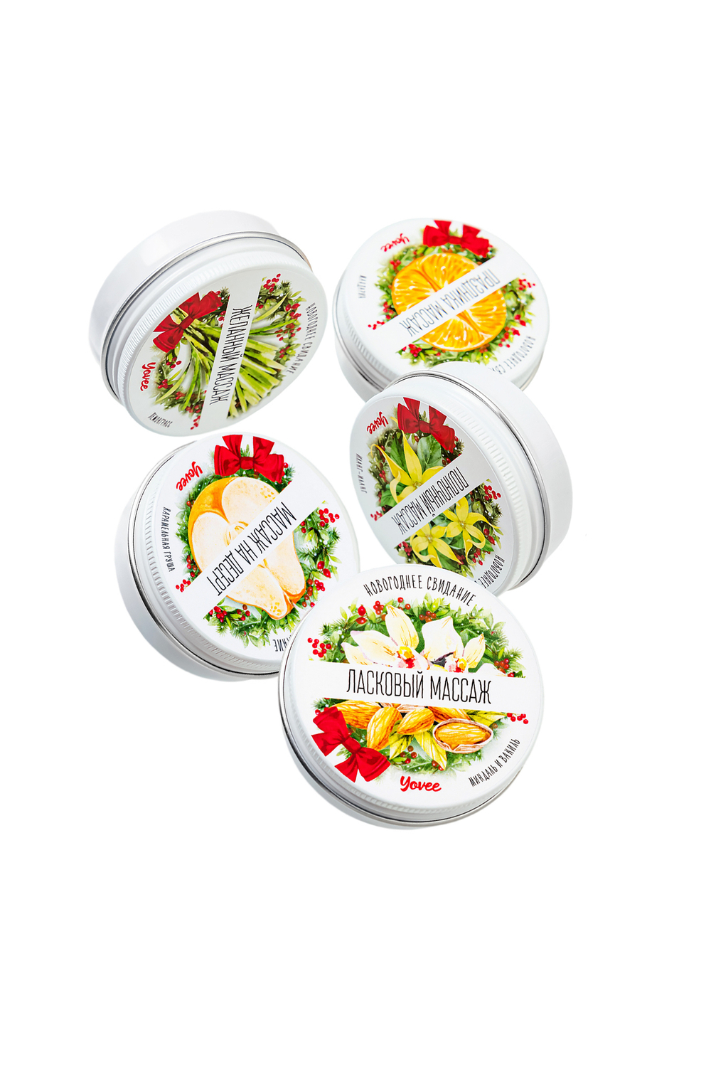 Массажная свеча Ласковый массаж с ароматом миндаля и ванили 30 мл