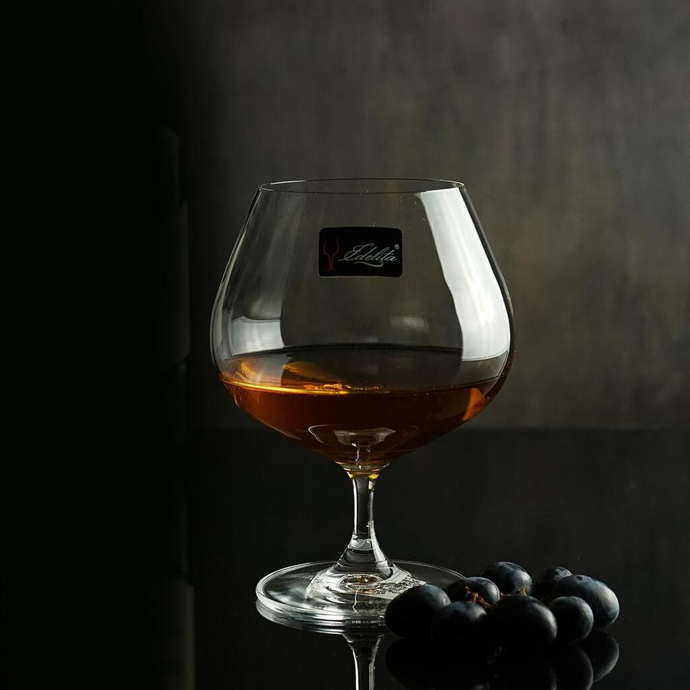 Бокал для коньяка и бренди 650 мл хр. стекло Bistro "Edelita" d 7,6 см h16 см P.L. - BarWare [6]