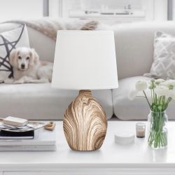 Настольная лампа Rivoli Chimera 7072-503 1 * Е14 40 Вт керамика светлое дерево