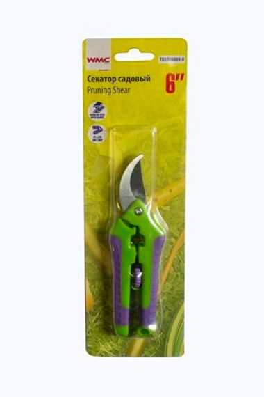 Секатор садовый с фиксацией(L-145мм) WMC TOOLS WMC-TG1306009-B