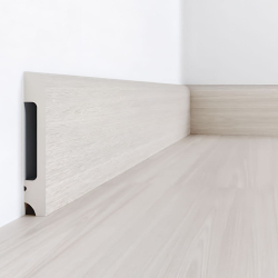 Плинтус дюрополимерный Solid UHD05/80 Дуб Млечный 80х13х2400 мм