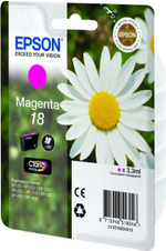 Epson Daisy Singlepack Magenta 18 Claria Home Ink C13T18034010