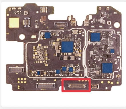 Samsung Galaxy A05 (SM-A055F) 
- FPC коннектор дисплея (на плату)