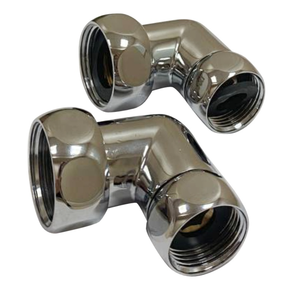Соединитель для полотенцесушителя угловое, 1"x3/4" В/В, 2 шт.
