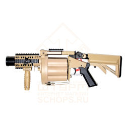 Страйкбольный гранатомет ICS Grenade Launcher GLM, Black