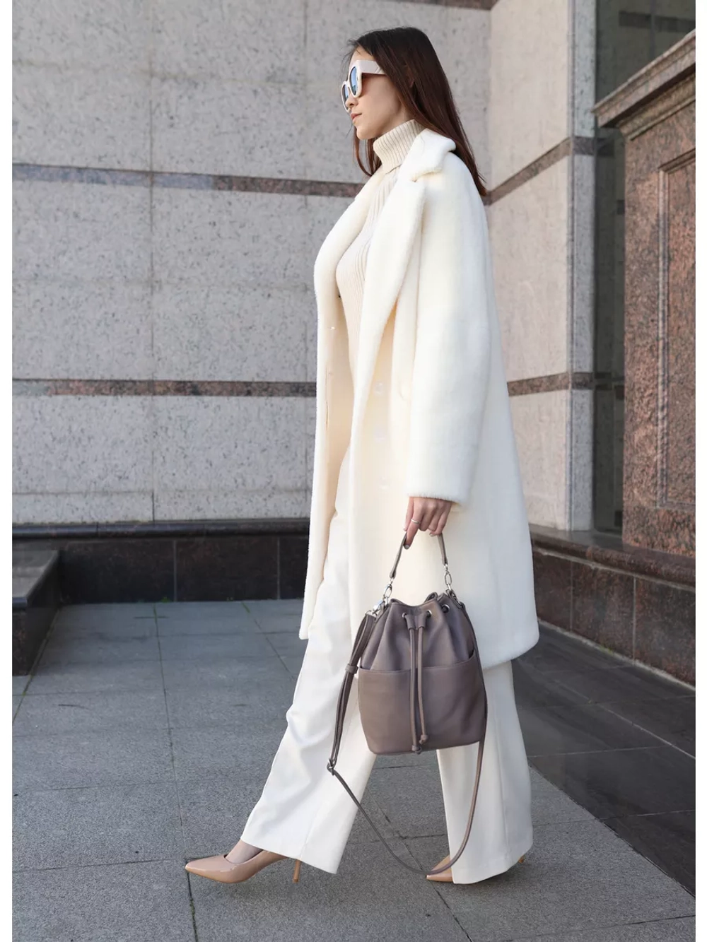 сумка через плечо тоут средняя мешок