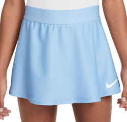 Юбка для девочки теннисная Nike Girls Court Dri-Fit Victory Flouncy - небесный