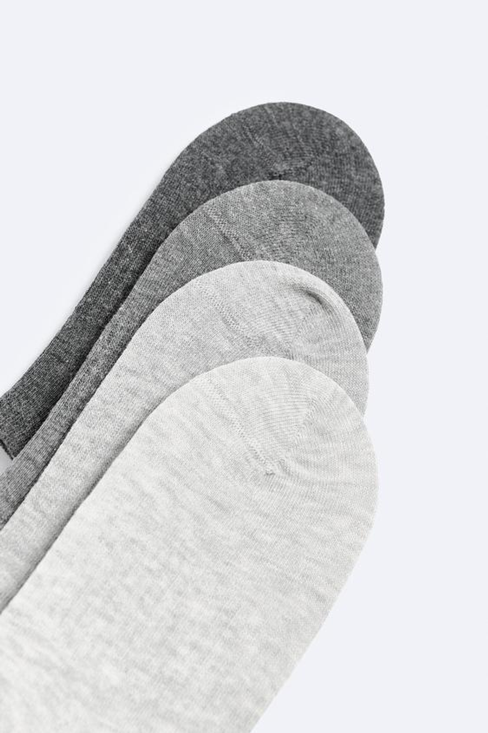 ZARA НАБОР ИЗ ЧЕТЫРЕХ ПАР КОРОТКИХ НОСКОВ, РАЗНОЦВЕТНЫЙ