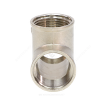 Тройник латунь никель Ду 15 (1/2") ВР/ВР VALFEX VF.130.N.012