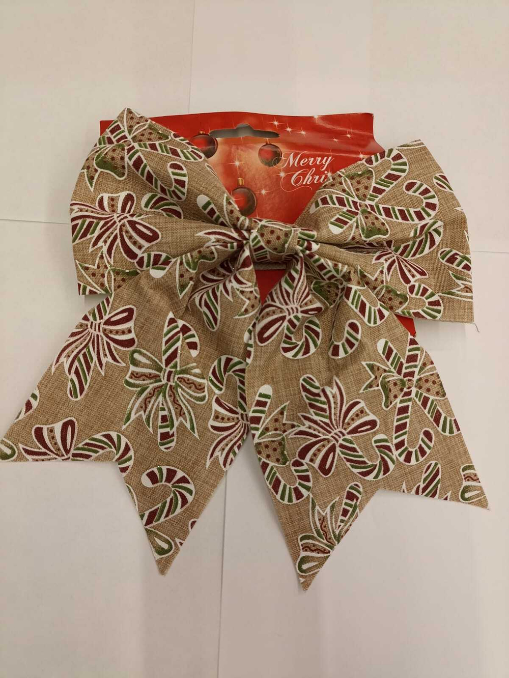 Бант 20х24см, лен, SYHDJA-3223063