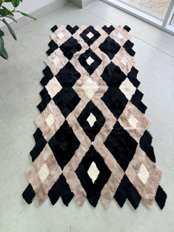 Покрывало меховое ковер из шкуры овчины