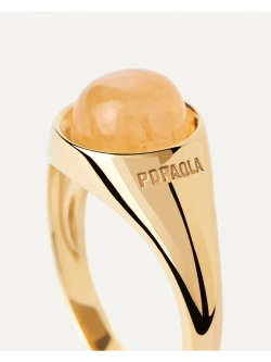 Кольцо Moon Yellow Aventurine