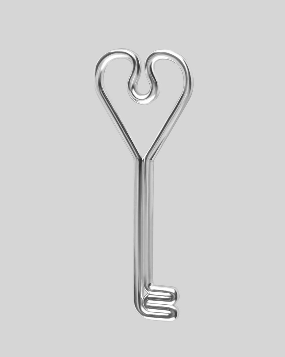 Кулон Neverending Heart Key