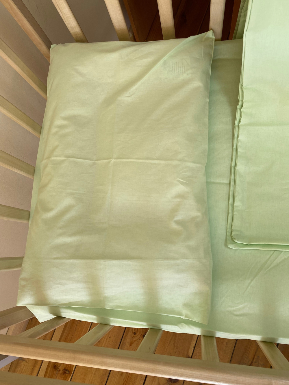 Комплект постельного белья 3х предметный (гладкокрашенный поплин) салатовый