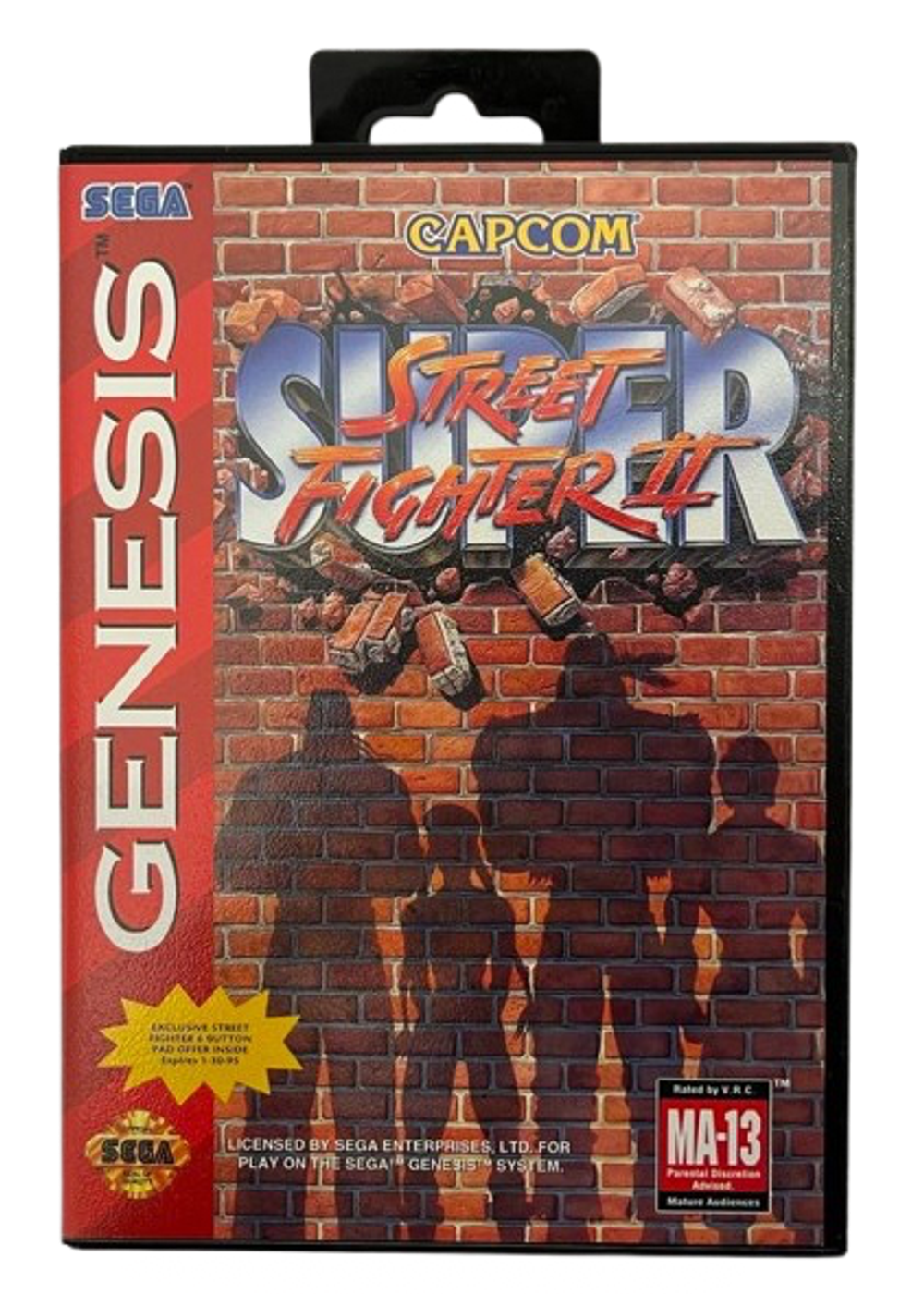 Картридж Super Street Fighter II (Sega Genesis)