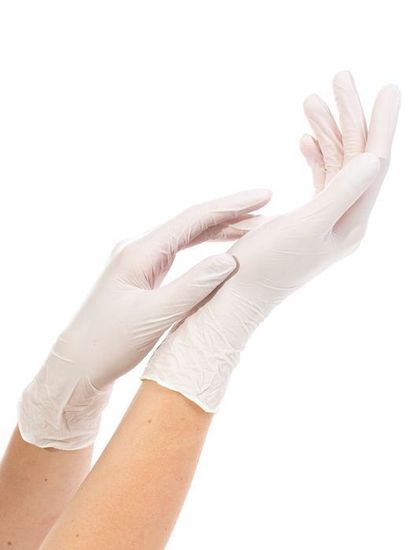 Нитриловые перчатки NitriMAX (НитриМакс), белые