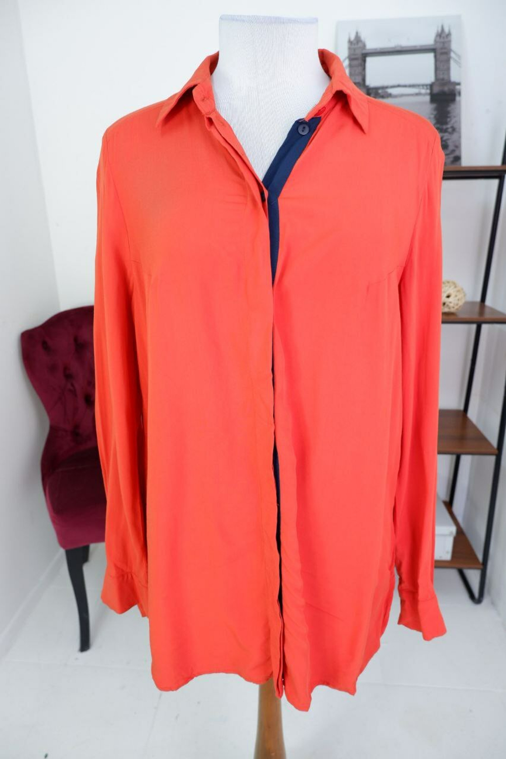 Блузка Glance из вискозы яркая 46 размер