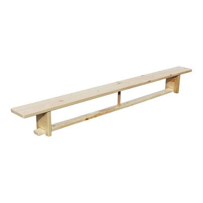 Скамья гимнастическая - на деревянных ножках - 2м