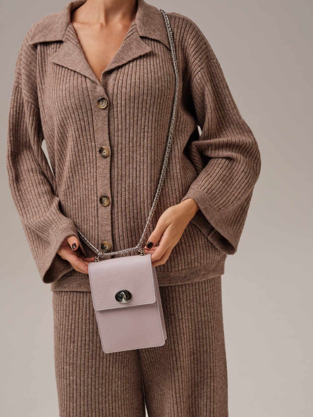 Женская кожаная мини-сумка кросс-боди Azaro 30194