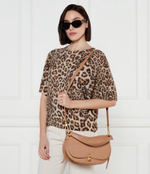 Кожаная сумка через плечо Coccinelle - бежевый(E1 PQR 18 03 01)