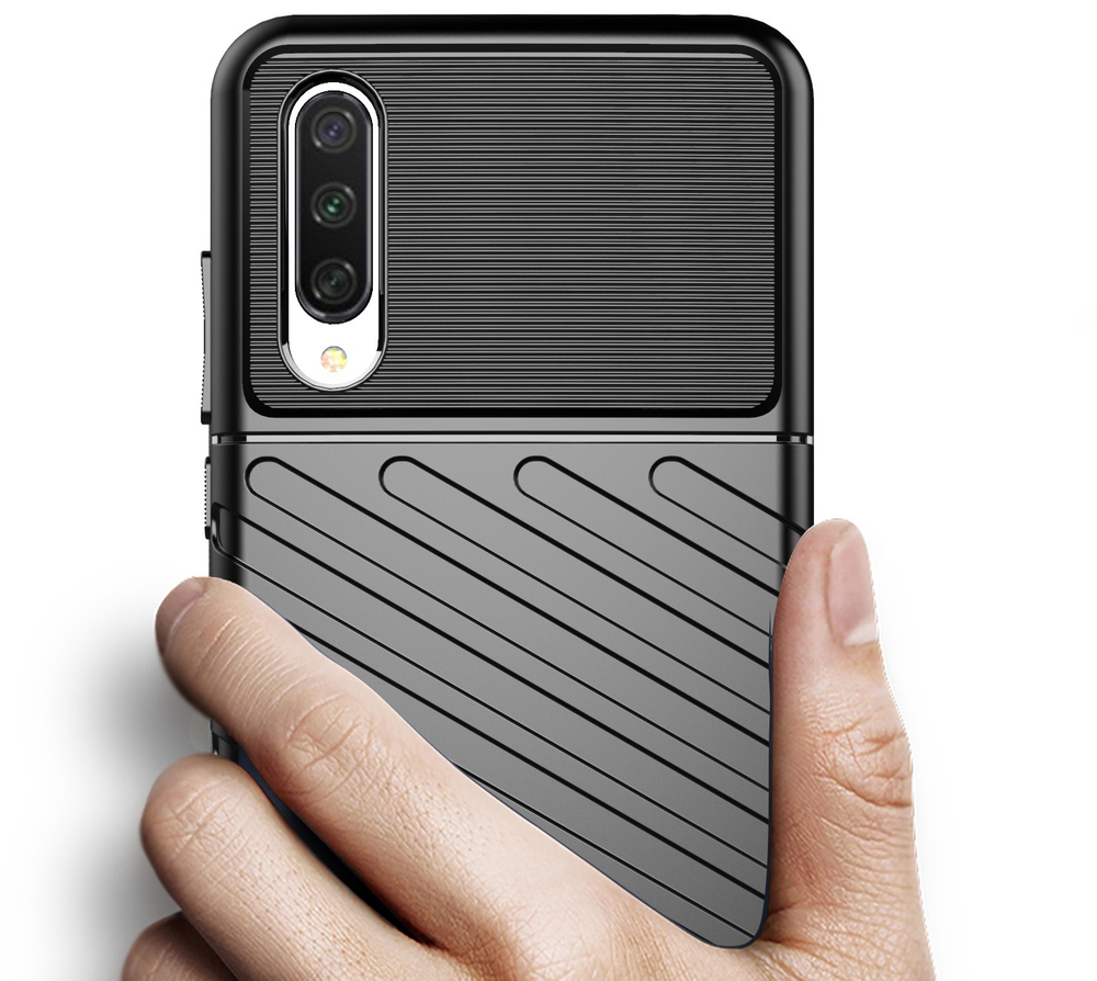 Чехол для Xiaomi Mi 9 Lite (A3 Lite, CC9) цвет Black (черный), серия Onyx от Caseport