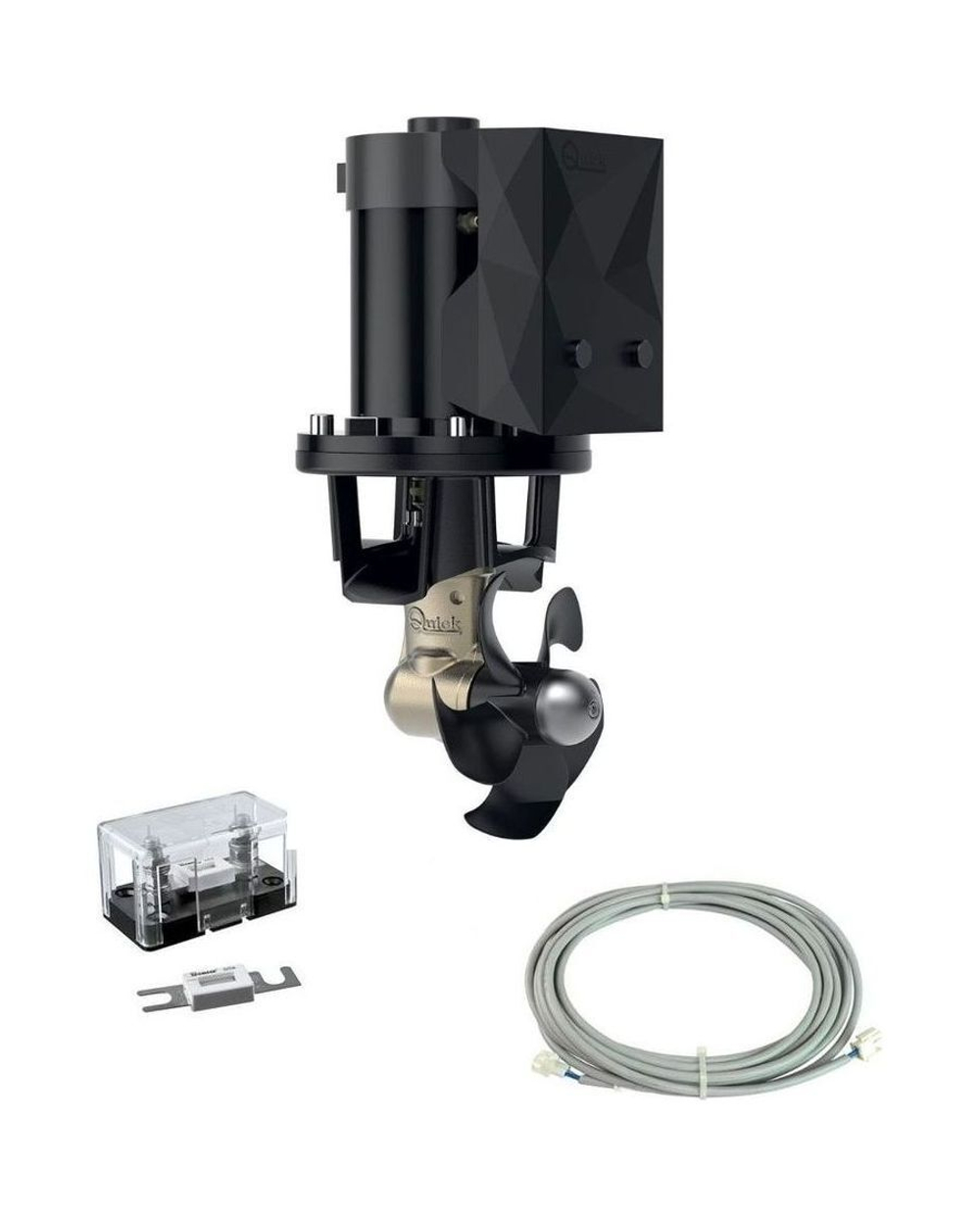 Подруливающее устройство Quick, D185mm, 55KGF, 12 В, (TCDEX08 - NO TNL)