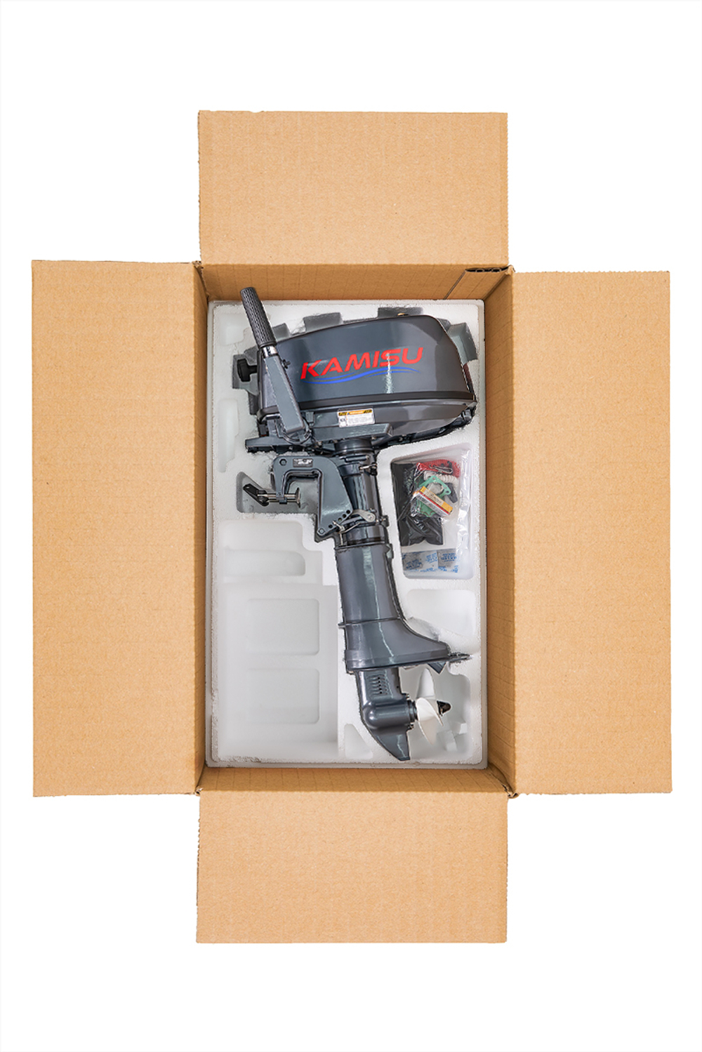 YACHTMAN-360 НДНД красный-черный + KAMISU T 5 BMS (комплект лодка + мотор)