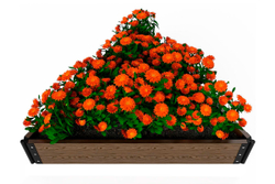 Доска грядочная Holzhof 225*30*2950мм, тиснение 3D