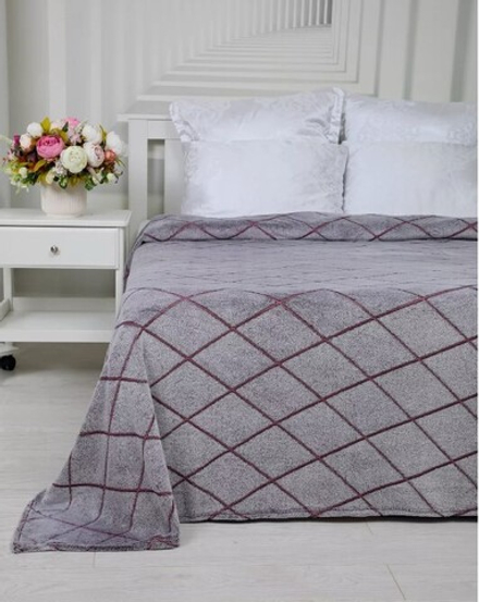 Плед велсофт 220х200 "ПВ15" (300гр/м2)