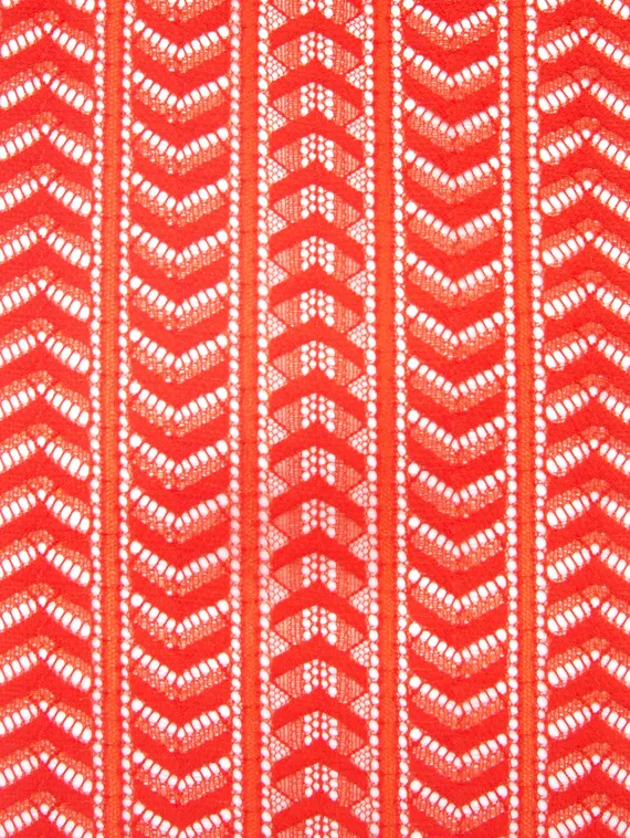 274 ОПТ Кружево эластичное 19 см, Италия, красный