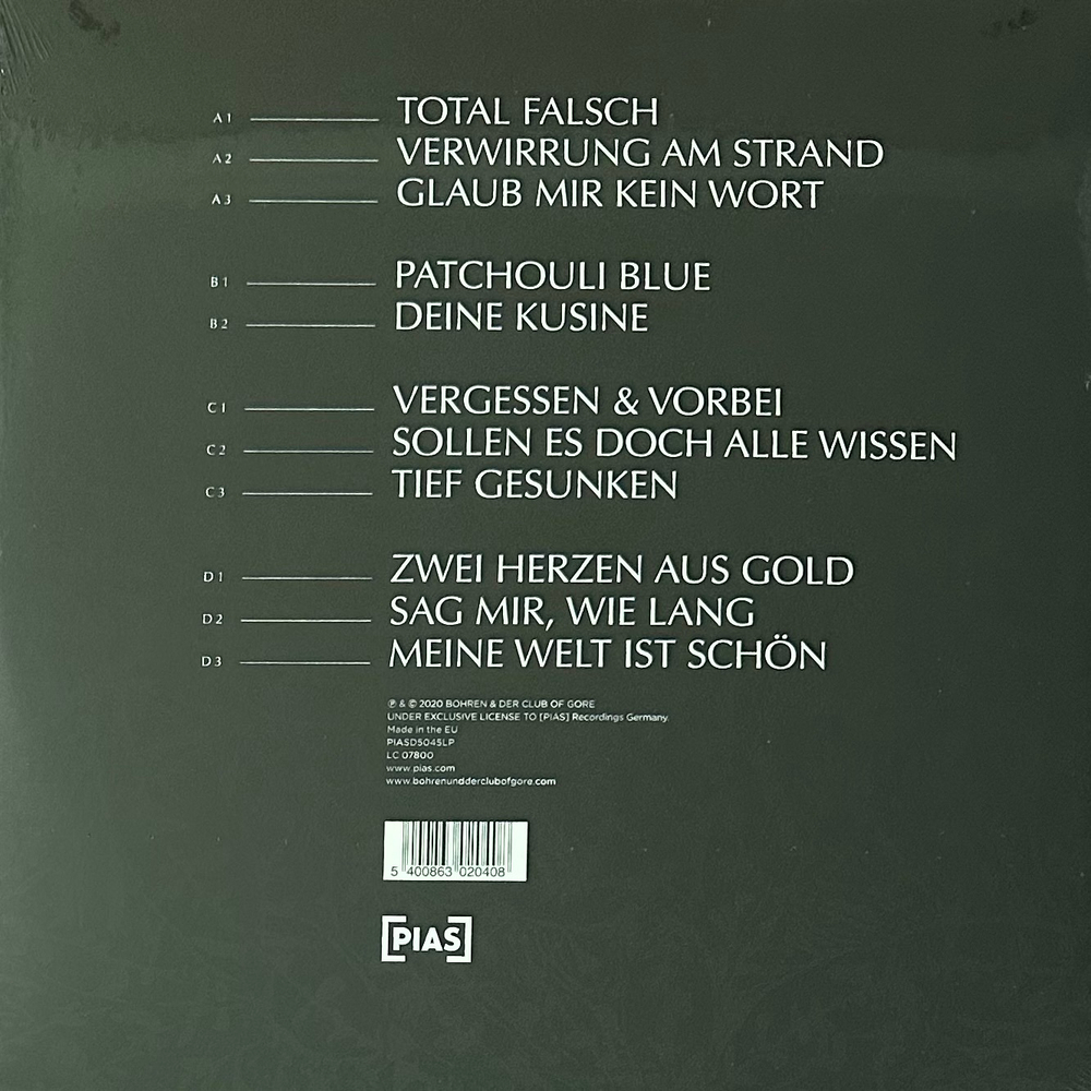 Bohren & Der Club Of Gore ‎– Patchouli Blue 2LP (Германия 2020г.)