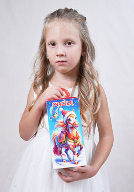 Сладкий новогодний подарок "Мчится сказка по снегам" 400гр