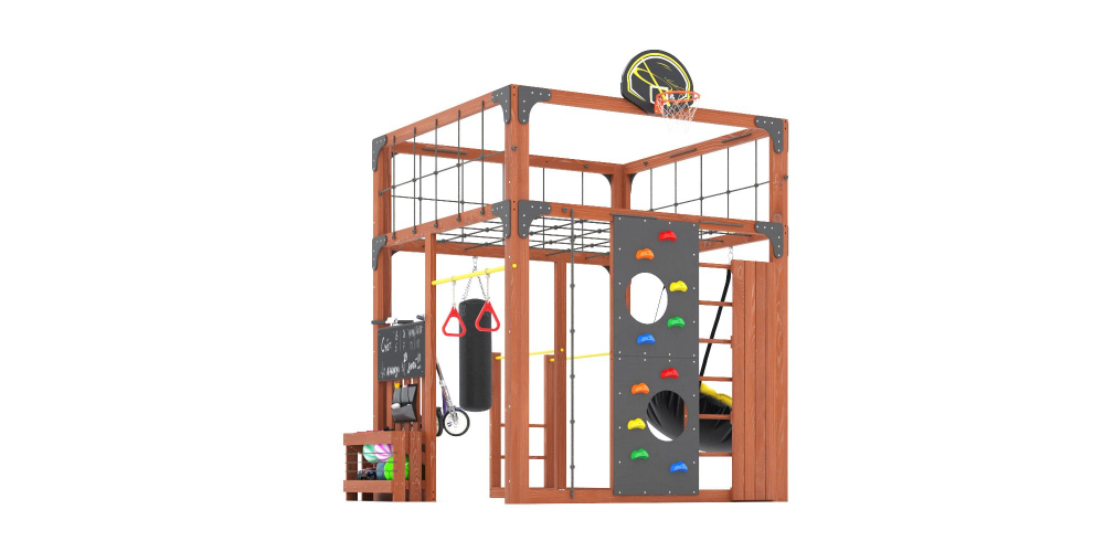 Детская площадка Савушка КУБ-1 (махагон)