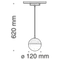 Трековый подвесной светильник Technical TR018-2-10W4K-B