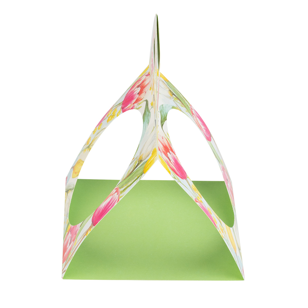 Сумочка для купола, Тюльпаны с мимозой 12*12*10,5 см