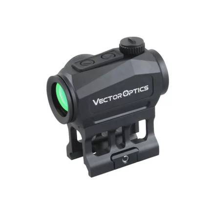 Коллиматорный прицел Vector Optics Scrapper 1x22 Solar Power Multi Reticles ( закрытый, 2 MOA, с 2 кронштейнами на Weaver/Picatinny
