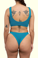 Трусы купальные бразильяна бирюзовый