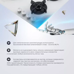DeLonghi Газовая варочная панель NSL 460 B RUS
