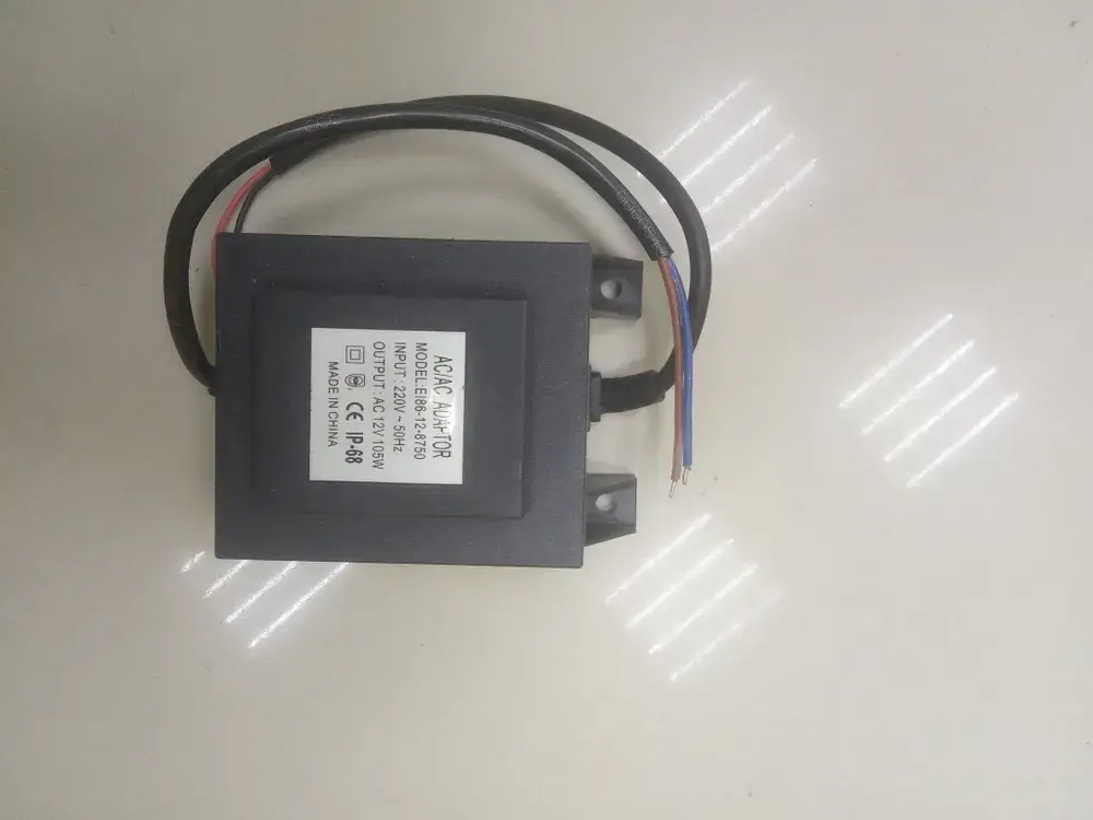 Трансформатор AC WATERPROOF 220В/12В- 100Вт (освещение в бассейн)