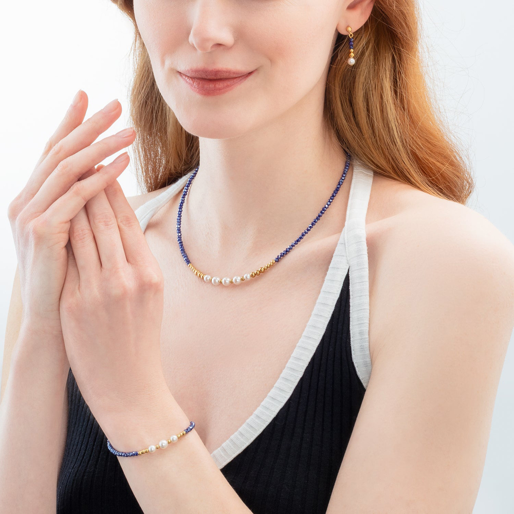 Колье Coeur de Lion Blue 4258/10-0700