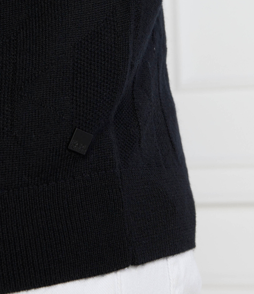 Хлопковый гольф rollneck Karl Lagerfeld - черный(655016 534399)